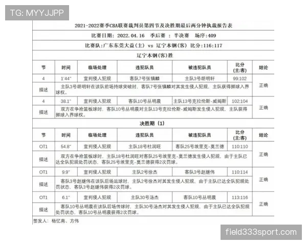 裁判报告中必须记录的判罚细节与提交流程